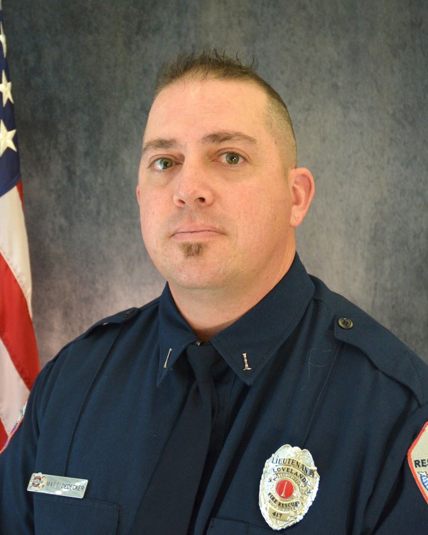Photo of Lt. Matt DeDecker